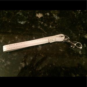 Coach leather Wristlet strap.